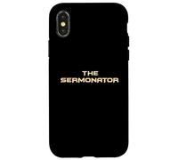 Pastor Appreciation - The Sermonator Funny Preacher Minister Case for iPhone X/XS