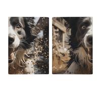 Pastor Border Collie Passport Holder Travel Wallet Slim Minimalist Front Pocket Leather Credit Card Holder Passport Wallet Cover Case for Travel Must Haves Accessories