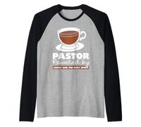 Pastor Coffee Holy Inspiration Raglan Baseball Tee