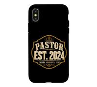 Pastor Est 2024 Called Ordained Sent Christian Minister Case for iPhone X/XS
