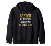 Pastor Not A Miracle Worker Minister Clergy Pastor Zip Hoodie