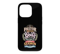 Pastor Serving God's Flock One Sermon At A Time Case for iPhone 13 Pro