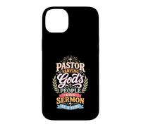 Pastor Serving God's Flock One Sermon At A Time Case for iPhone 14 Plus
