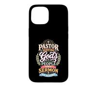 Pastor Serving God's Flock One Sermon At A Time Case for iPhone 15