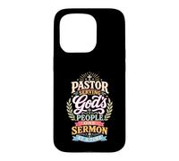 Pastor Serving God's Flock One Sermon At A Time Case for iPhone 15 Pro
