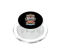 Pastor Serving God's Flock One Sermon At A Time PopSockets PopGrip for MagSafe