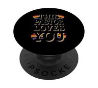 Pastor Supports Gay Pride Parade Ally Minister LGBTQIA PopSockets Adhesive PopGrip