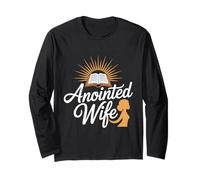 Pastor Wife Appreciation First Lady Afro Pastor Wife Long Sleeve T-Shirt