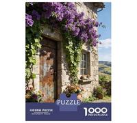 Pastoral 1000 Piece Jigsaw Puzzle Tuscan Countryside Cardboard Puzzle Adult Puzzles Educational Puzzle Family Games Night Gift for Puzzle Lovers 38x26cm/1000pcs