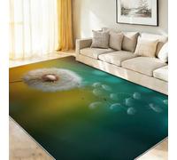 Pastoral Dreamy Living Room Area Rug 40x60 cm Multicolour Washable Carpet