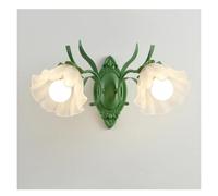 Pastoral Style Led for Bedroom Villa Living Room Decor Flower Romantic Princess Bedside Wall Light Indoor