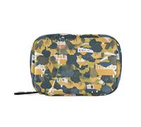 Pastoral Style Trees Houses Medicine Bags with Detachable Compartments Convenient Pill bagsorganizer Travel case