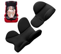 Pastoralist 2Pcs Infant Car Seat Insert Soft Breathable Stroller Cushion Pads, Split Infant Car Seat Insert Pad Body Support Headrest Washable Car Seat Liner for Strollers Prams, Carseat Head Support