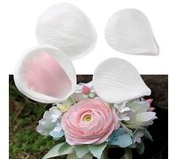 Pastoralist 4pcs/Set Fondant Floral Petal Veiner Silicone Mold Set Cake Decorating Set - Gum Paste Mold - Flower Making - Peony Rose Hydrangea