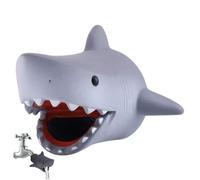 Pastoralist Bathtub Faucet Cover for Kids, 4inch Cute Shark Shaped Faucet Cover Bathtub Baby Safety, Splash-proof Sink Bath Spout Cover, Sink Extender for Toddlers Kids