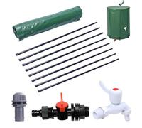 Pastoralist Collapsible Rain Barrel, 13 Gallon/50l Rainwater Collection System Rain Water Collection Barrel Water Barrel Portable Water Storage Tank With Spigot And Overflow