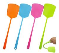 Pastoralist Fly Swatter, Plastic Flyswatters Multi-Pack, Long Hand Flyswatters, Outdoor Fly Swatter for Home, Long Handle Bug for Indoor and Outdoor, 4 pcs 50cm, Swatters, For Indoors