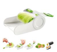 Pastoralist Grape Leaves Roller DIY ABS Sushi Roll Maker Manual Spring Roll Maker for Beginners Kids Stuffed Cabbage Egg Roll Maker Kitchen Gadgets Grape Leaves Roller