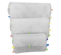 Pastoralist Plastic Bag Canvas Sheets, 3PCS 3 Sizes DIY Plastic Mesh Sheet for Handbag, Plastic Mesh Sheets for Making Embroidery Purse Yarn Knit Crochet Crafting