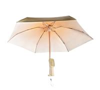 Pastoralist Umbrella with Fan 2 in 1 3 Speed Folding Umbrella Fan Waterproof UV Umbrellas for Sun Protection Quiet 1000mAh Lightweight Summer for Outdoor, UV Umbrellas for Sun Protection