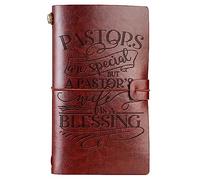 Pastor's Wife Appreciation Gifts for Women, Gifts for First Lady, Leather Journal Notebook, Embossed Travel Diary, Lined Planner, 7x5 Inches