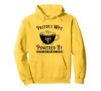 Pastor's Wife Powered by Coffee and The Holy Spirit Pullover Hoodie
