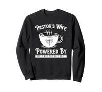 Pastor's Wife Powered by Coffee and The Holy Spirit Sweatshirt