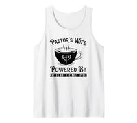 Pastor's Wife Powered by Coffee and The Holy Spirit Tank Top
