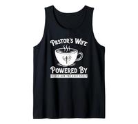 Pastor's Wife Powered by Coffee and The Holy Spirit Tank Top