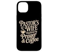 Pastors Wife Powered By Prayer And Coffee Humor Case for iPhone 14 Plus