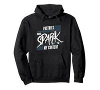Pastries Add Spark to My Content Funny Blogging Quotes Pullover Hoodie