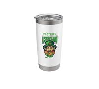 Pastries Make This Leprechaun Smile St Patricks Day Stainless Steel Insulated Tumbler