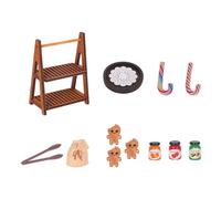 Pastries Miniature Dessert Pallet Wood Fit Most Dollhouses Enhances Creative Play Miniature Cake Plate for Resin Bread for Toy Plate