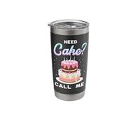 Pastry Chef Baker Need Cake Call Me Stainless Steel Insulated Tumbler