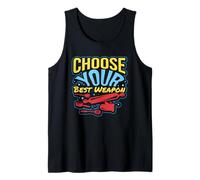 Pastry Chef Choose Your Best Weapon Cake Baker Tank Top