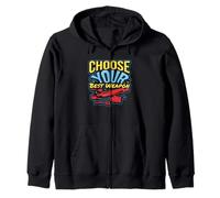 Pastry Chef Choose Your Best Weapon Cake Baker Zip Hoodie