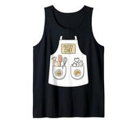 Pastry Chef Funny Baker Baking Patisserie Apron Costume Tank Top