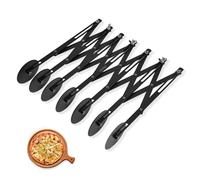 Pastry Cutter Stainless Pizza Slicer, Expandable Pizza Slicer, Multi Round Dough Cutter Roller Cookie Pastry Knife Divider with Ergonomic Handle (7 Rounds)