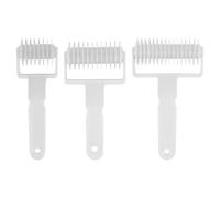 Pastry Lattice Roller Cutter - ShiningUU 3 Pcs Plastics Pizza Dough Cutters with 3 Sizes for Baking Cookie, Bread, Pie & Pastry Crust | Craft DIY Kitchen Baking Tool for Restaurant, Bakery & Party