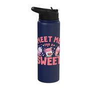 Pastry Lover Meet Me for A Sweet Cute Baking Stainless Steel Insulated Water Bottle