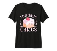 Pastry Lover Sundays are for Cakes Cute Baking Premium T-Shirt