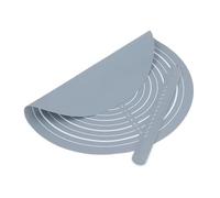 Pastry Mat Non Slip Mat for Cake Turntable, Round Silicone Baking Mat Dough Mat, Rolling Mat Pie Crust Mat for Baking Dough, Pizza, Pie Crust, Pastries, Pasta, Cookies(Gray)