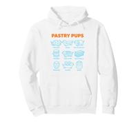 Pastry Pups French Dessert Dog Lover Fun Pullover Hoodie
