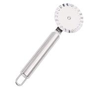 Pastry Ravioli Wheel Cutter, Stainless Steel Single Roller Pizza Slicer Wheel Cutters, Pastry Pasta Pie Crusts Cookies Crimper Cutter Dough Pizza Ravioli Wheel Tools Wavy Edge Blade