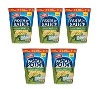 Pastta 'n' Sauce 65g - Cheese & Broccoli - Enjoy a Delicious Pastta Meal In Minutes With This Fabulous Tub - Pack of 5 x 65g