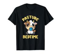 Pasture Bedtime Funny Cow Pajama Pun Value Graphic T-Shirt