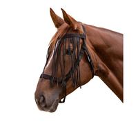 Pasture halter with anti-fly fringes for horses Waldhausen