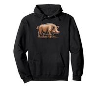 Pasture Raised Pig Farmer Who Lets Hogs Root Mud Pigs Pullover Hoodie