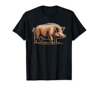 Pasture Raised Pig Farmer Who Lets Hogs Root Mud Pigs T-Shirt