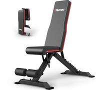 PASYOU Adjustable Weight Bench Press Foldable Workout Bench 700 Pounds Load Flat Incline/Decline Strength Training Benches, Sit Up Exercise Bench for Home and Gym,PA400